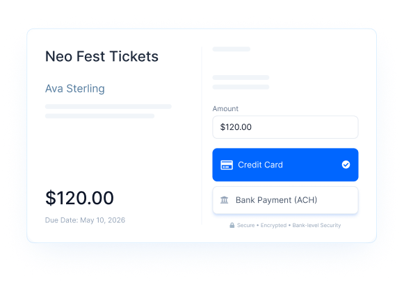 payment form UI element